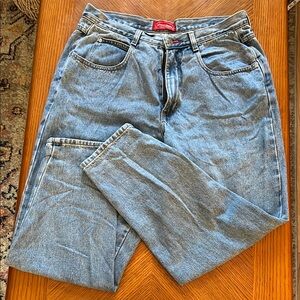 Classic Blue Denim Mom Jeans